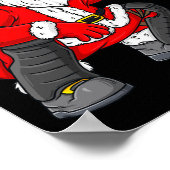 Weihnachtsmann Baseball Catcher Boys Girls Poster (Ecke)