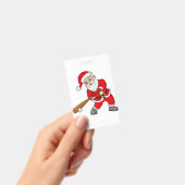 Weihnachtsmann Baseball Pitcher Boys Kinder T Ausweis (Handheld)
