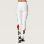 Weihnachtsmann Baseball Pitcher Boys Kinder T Leggings (Rückseite)