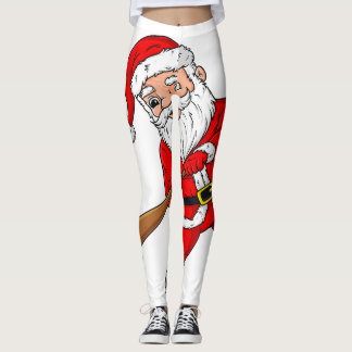 Weihnachtsmann Baseball Pitcher Boys Kinder T Leggings