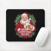 Weihnachtsmann Beer Drinker Geschenk Frohe Weihnac Mousepad (Mit Mouse)