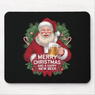 Weihnachtsmann Beer Drinker Geschenk Frohe Weihnac Mousepad