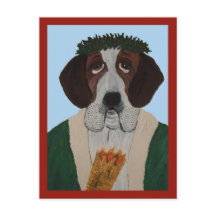 Weihnachtsmann Bernhardiner