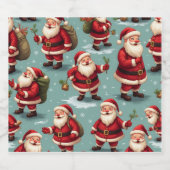 Weihnachtsmann Bierflasche Innenausstattung (Bearb Bierflaschenetikett (Einzelnes Label)