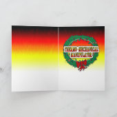 Weihnachtsmann Blacksmith Feiertagskarte (Innenseite)