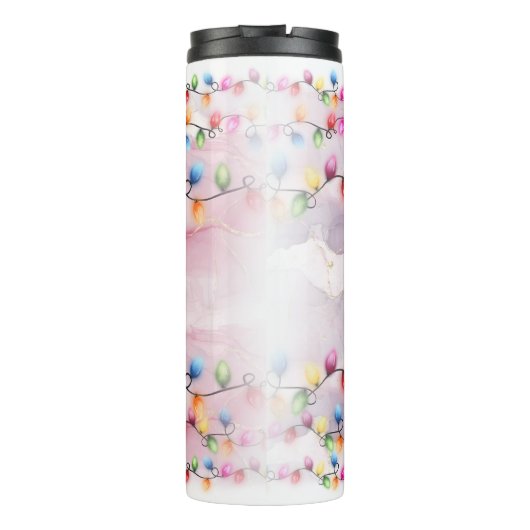 Weihnachtsmann Boston Terrier Dog Thermosbecher (Rückseite)