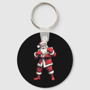 Weihnachtsmann Boxer Boxen Kickboxen Weihnachten X Schlüsselanhänger