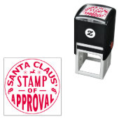 Weihnachtsmann-Briefmarke der Genehmigung Funny v3 Permastempel (Beispiel)