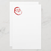 Weihnachtsmann Briefpapier (Vorne/Hinten)