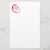 Weihnachtsmann Briefpapier (Vorderseite)