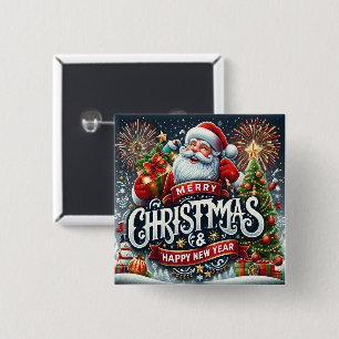 Weihnachtsmann Button