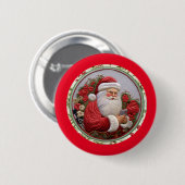 Weihnachtsmann button (Vorne & Hinten)