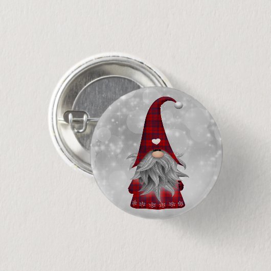 Weihnachtsmann Button (Vorne & Hinten)