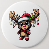 Weihnachtsmann Button (Vorderseite)