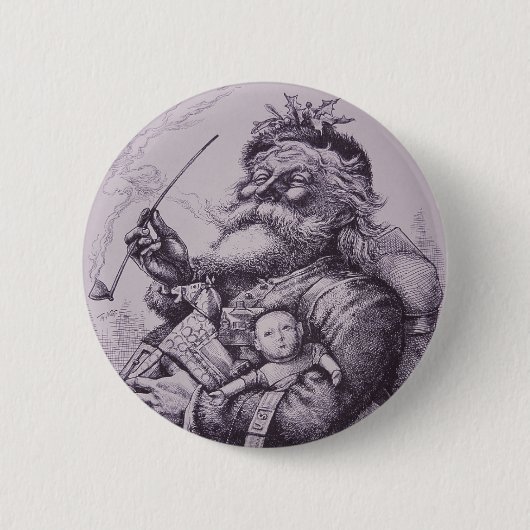 Weihnachtsmann Button (Vorderseite)