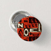 Weihnachtsmann Button (Vorne & Hinten)