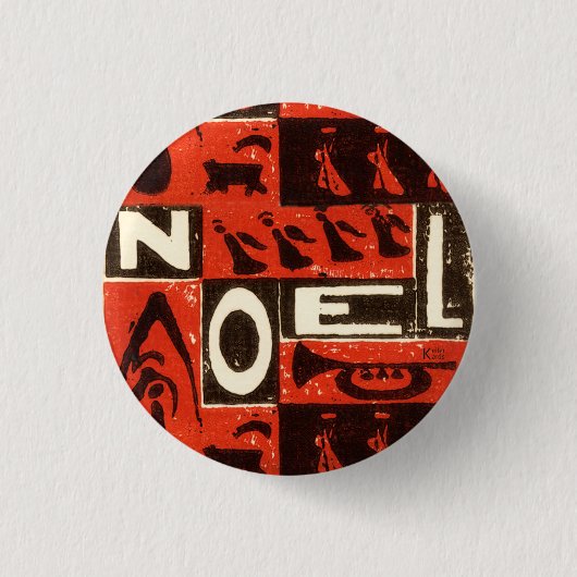 Weihnachtsmann Button (Vorderseite)
