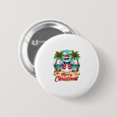 Weihnachtsmann Button (Vorne & Hinten)
