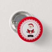 Weihnachtsmann Button (Vorne & Hinten)