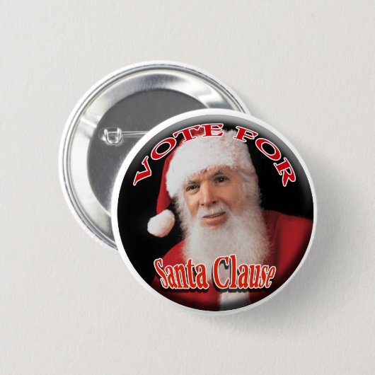 Weihnachtsmann Button (Vorne & Hinten)