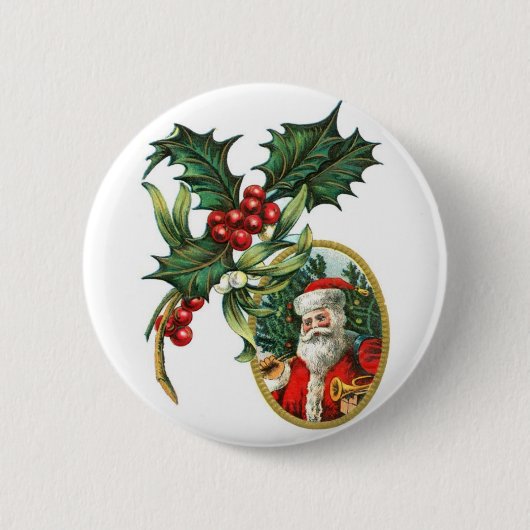 Weihnachtsmann Button (Vorderseite)