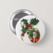 Weihnachtsmann Button (Vorne & Hinten)