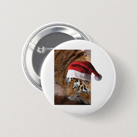 Weihnachtsmann Button (Vorne & Hinten)