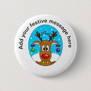 Weihnachtsmann Button