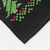 Weihnachtsmann-Bysketbyll-Spieler - Slam Dunk Ugly Fleecedecke (Ecke)