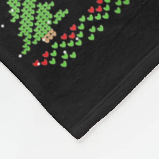 Weihnachtsmann-Bysketbyll-Spieler - Slam Dunk Ugly Fleecedecke (Ecke)