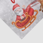 Weihnachtsmann-Cartoon Seidenpapier (Ausschnitt)
