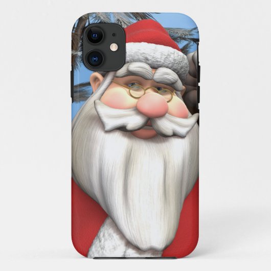 Weihnachtsmann Case-Mate iPhone Hülle (Rückseite)