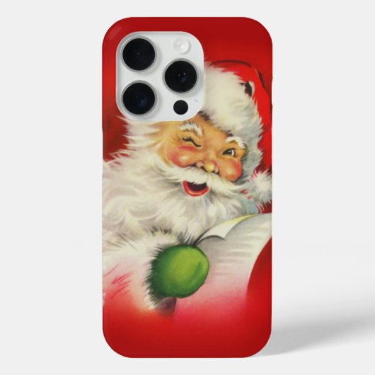 Weihnachtsmann Case-Mate iPhone Hülle (Rückseite)