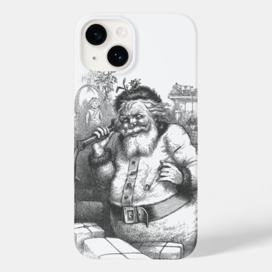 Weihnachtsmann Case-Mate iPhone Hülle (Rückseite)
