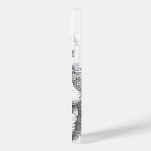 Weihnachtsmann Case-Mate iPhone Hülle (Rückseite / Links)