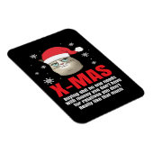 Weihnachtsmann Chat Lover Spaß Grinch Magnet (Rechte Seite)