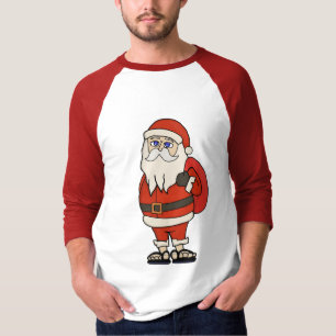 Weihnachtsmann-Christmas-Flip-Flops T-Shirt