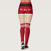 Weihnachtsmann Claus Funny Leggings (Rückseite)