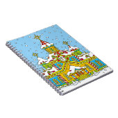 Weihnachtsmann,Claus,Haus,Winter,Frost,gr Notizblock (Rechte Seite)