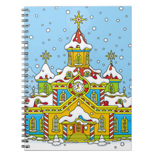 Weihnachtsmann,Claus,Haus,Winter,Frost,gr Notizblock
