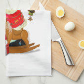 Weihnachtsmann-Claus Holiday-Zuhause Geschirrtuch (Viertel Falte)