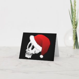 Weihnachtsmann Claus Skull Custom Feiertagskarte