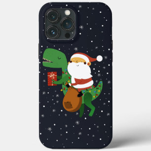 Weihnachtsmann-Claus T-rex Dinosaur Sleigh Case-Mate iPhone Hülle