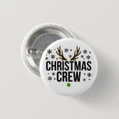 WEIHNACHTSMANN-CREW BUTTON (Vorne & Hinten)