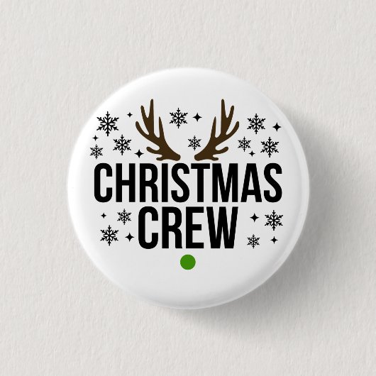 WEIHNACHTSMANN-CREW BUTTON (Vorderseite)