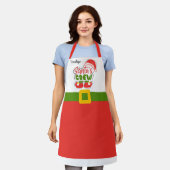 Weihnachtsmann-Crew Weihnachten  Schürze (Getragen)