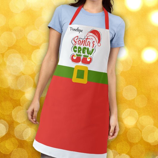 Weihnachtsmann-Crew Weihnachten  Schürze