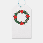 Weihnachtsmann Custom Geschenkanhänger (Rückseite)