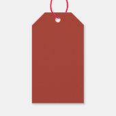 Weihnachtsmann CUSTOM Geschenkanhänger (Rückseite)