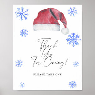 Weihnachtsmann - Danke fürs Kommen Poster